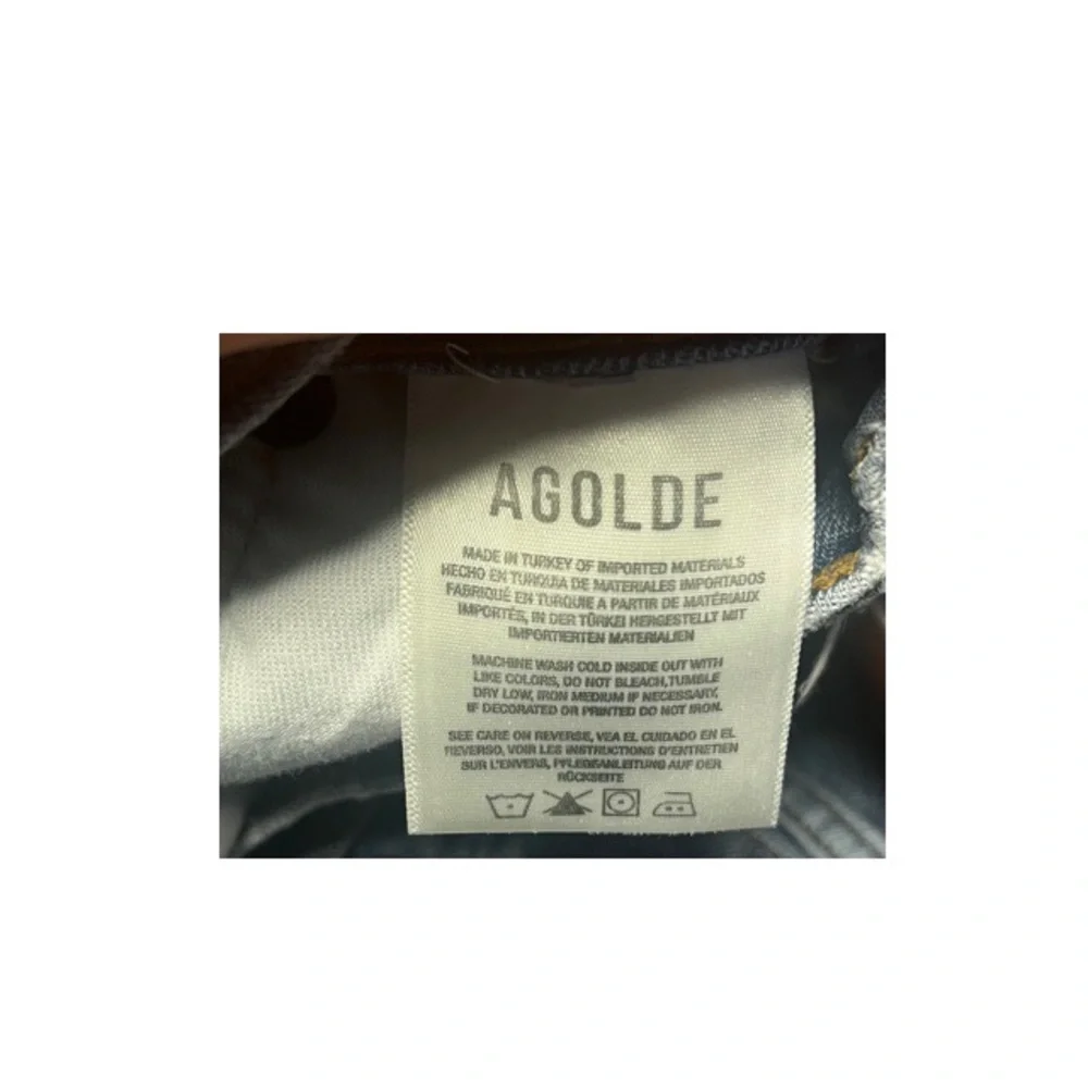 Agolde Riley Distressed Button‎ Fly Jeans - Picture 5 of 6